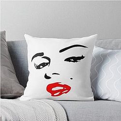 Marilyn Monroe was an American actress, model, and singer. Marilyn Monroe death Throw Pillow