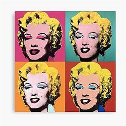 Pop Art Marilyn Monroe Quad Portrait Canvas 

*I removed the word "Print" 
*I removed the weird characters (in this case, there were none, but there were none to remove anyway).