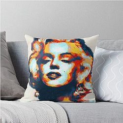 Marilyn Monroe Retro Painting Wall Art Home Decor T Shirt Reusable Facemask Design Throw Pillow