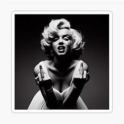 Marilyn Monroe Savage Sticker
