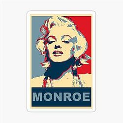 Marilyn Monroe Pop Art Campaign Sticker