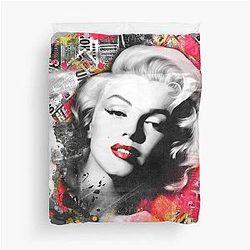 Marilyn Monroe Pop Art Duvet Cover