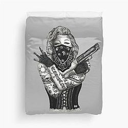 Marilyn Monroe Gangstified Duvet Cover