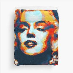 Marilyn Monroe Retro Painting - Wall Art - Home Decor T Shirt Reusable Facemask Design Duvet Cover
