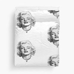Marilyn Monroe T-Shirt Duvet Cover