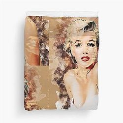 Marilyn Monroe Abstract Art Duvet Cover