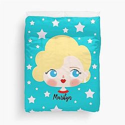 Marilyn Monroe Stars Duvet Cover