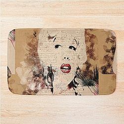 Marilyn Monroe Abstract Color Bath Mat