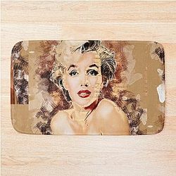 Marilyn Monroe Abstract Color Art Bath Mat