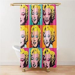 Marilyn Monroe - Andy Warhol Shower Curtain