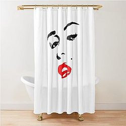 Marilyn Monroe was an American actress, model, and singer, Marilyn Monroe death, Shower Curtain
