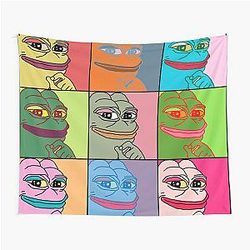 Rare Pop Art Marilyn Pepe the Frog Tapestry