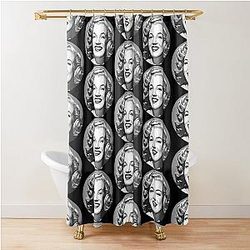 Marilyn Monroe Portrait Shower Curtain