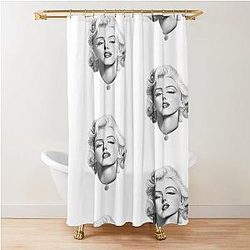 Marilyn Monroe 
t-shirt 
Shower Curtain