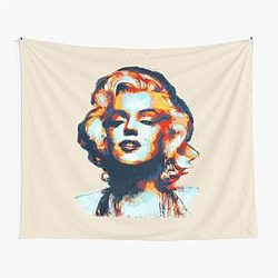 Marilyn Monroe Retro Painting Wall Art Home Decor T Shirt Reusable Facemask Design Tapestry