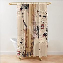 Marilyn Monroe Abstract Color Shower Curtain