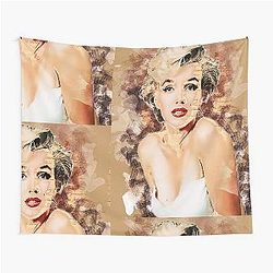 Marilyn Monroe Abstract Art Tapestry