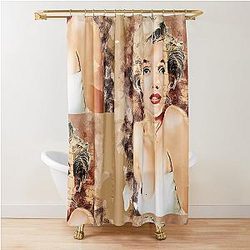 Marilyn Monroe Abstract Art Shower Curtain