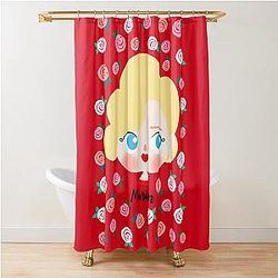 Marilyn Monroe Roses Shower Curtain