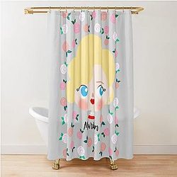 Marilyn Monroe Roses D11 Shower Curtain