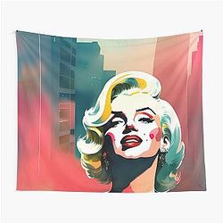 Marilyn Monroe Art: Watercolor Tapestry