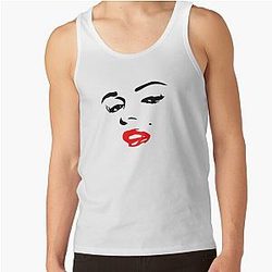 Marilyn Monroe was an American actress, model, and singer. Marilyn Monroe death, Tank Top