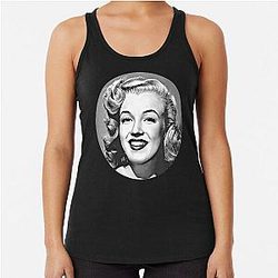 Marilyn Monroe Portrait Racerback Tank Top