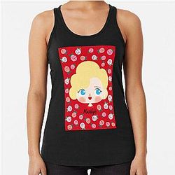 Marilyn Monroe Roses Racerback Tank Top