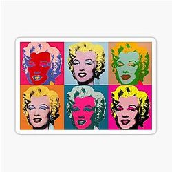 Andy Warhol Marilyn Monroe Sticker