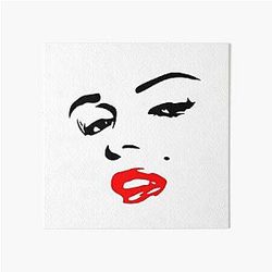 Marilyn Monroe was an American actress and singer. Marilyn Monroe death, Art Board Print