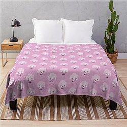 Marilyn Monroe Rose D19 Throw Blanket