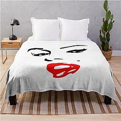 Marilyn Monroe was an American actress, model, and singer. Marilyn Monroe death Throw Blanket
