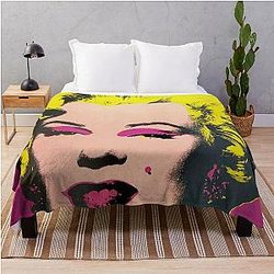 Andy Warhol Marilyn Monroe 1993 Throw Blanket