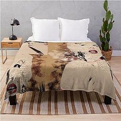 Marilyn Monroe Abstract Color Throw Blanket