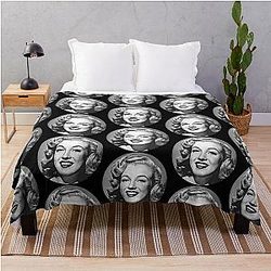 Marilyn Monroe Portrait Throw Blanket. 

Cleaned title: 
Marilyn Monroe Portrait Throw Blanket