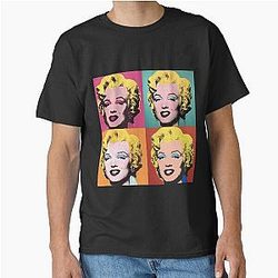 Pop Art Marilyn Monroe Classic White T-Shirt