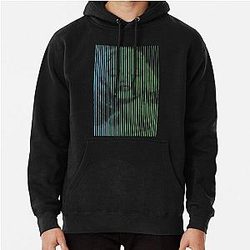 Marilyn Monroe Halftone Pop Culture Art Blue Green Pullover Hoodie