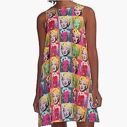 Andy Warhol Marilyn Monroe A-line Dress