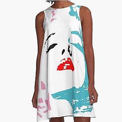 Marilyn Monroe Pop Art A-Line Dress