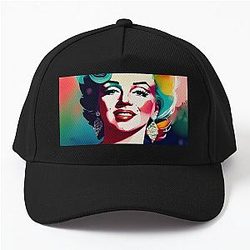 Marilyn Monroe Watercolor Baseball Cap