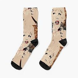 Marilyn Monroe Abstract Color Socks