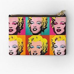 Marilyn Monroe - Andy Warhol Pop Art Zipper Pouch