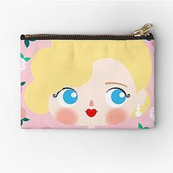 Marilyn Monroe Roses Zipper Pouch