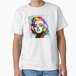 Marilyn Monroe colorful art design Classic T-Shirt