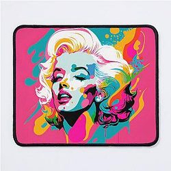 Marilyn Monroe Pop Art Design Mouse Pad 

(no changes needed, original title was clean) 

Marilyn Monroe Pop Art Design Mousepad