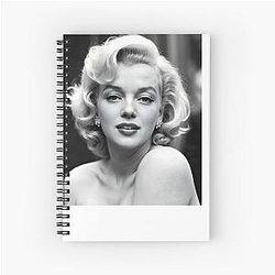 Beautiful Marilyn Monroe Iconic T-shirt Notebook
