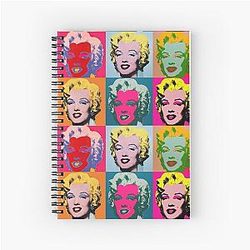 Andy Warhol Marilyn Monroe Spiral Notebook