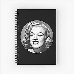 Marilyn Monroe Spiral Notebook