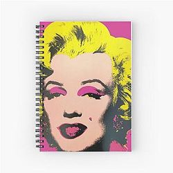 Andy Warhol Marilyn Monroe 1993 Spiral Notebook