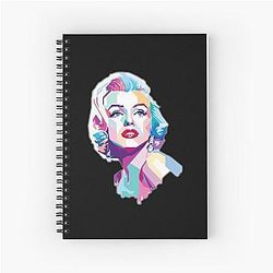 Marilyn Monroe Spiral Notebook